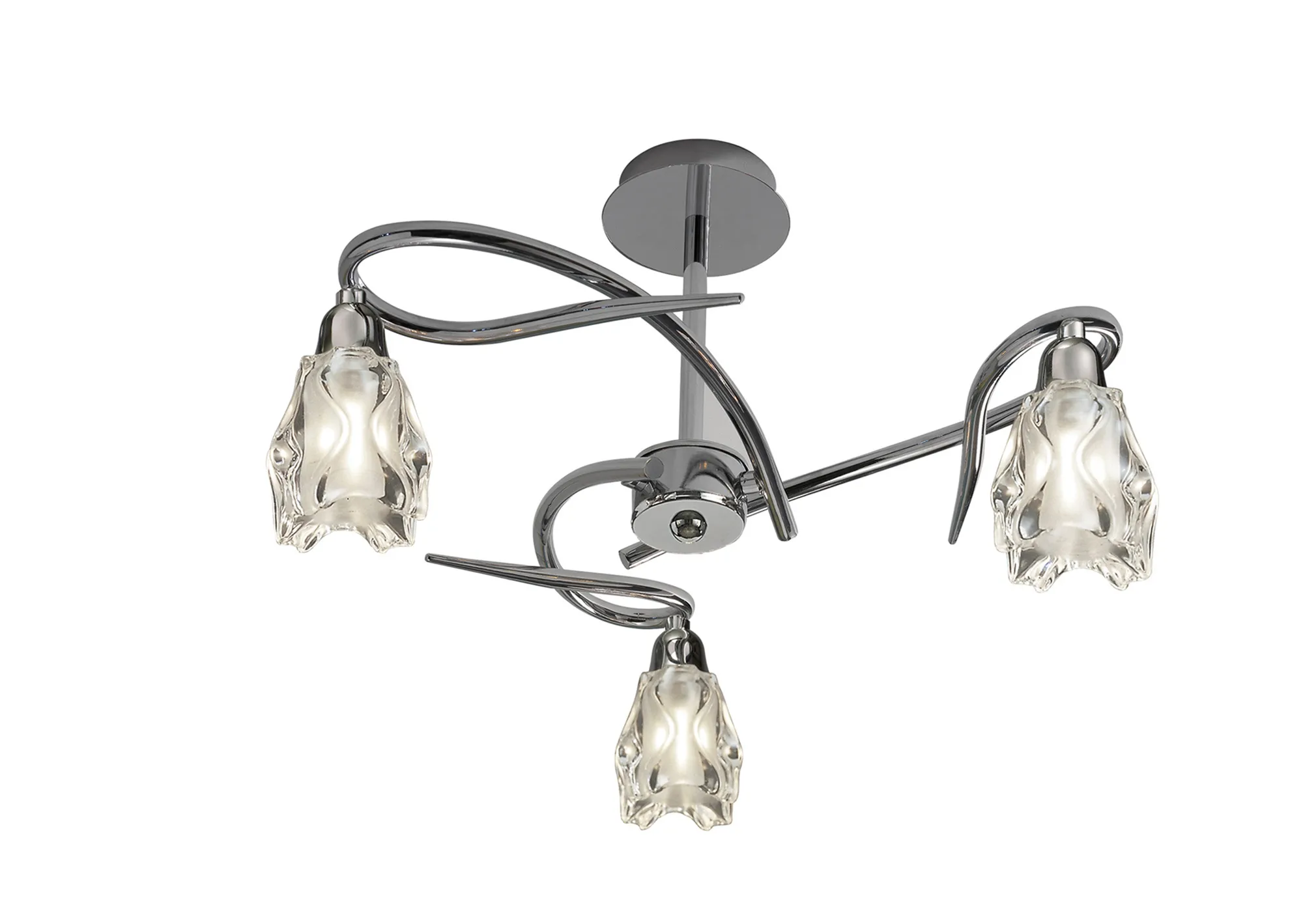 Amel Polished Chrome Ceiling Lights Mantra Semi Flush Fittings Amel Polished Chrome Ceiling Lights Mantra Semi Flush Fittings